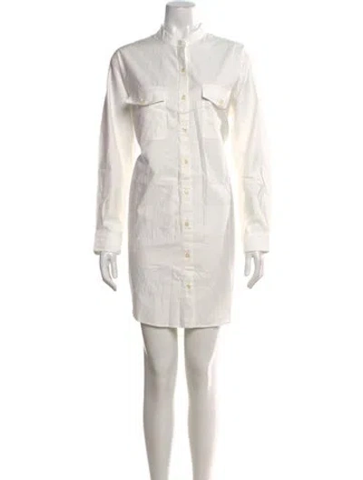 Pre-owned Kule Mini Dress In White