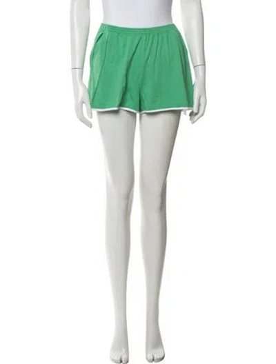 Pre-owned Kule Mini Shorts In Green