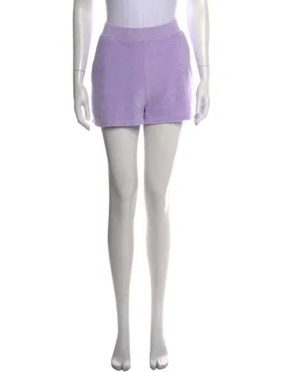 Pre-owned Kule Mini Shorts In Purple