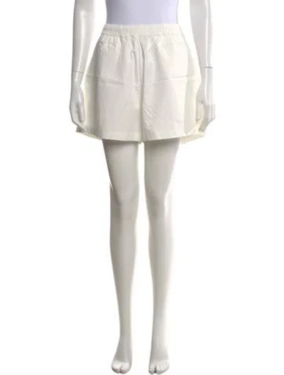 Pre-owned Kule Mini Shorts In White