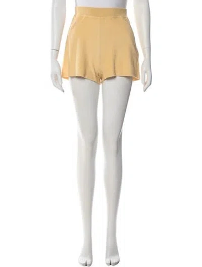 Pre-owned Kule Mini Shorts In Yellow