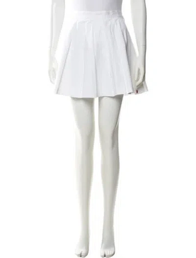 Pre-owned Kule Mini Skirt In White