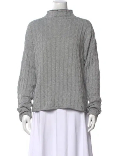 Pre-owned Kule Mock Neck Sweater W/ Tags In Grey