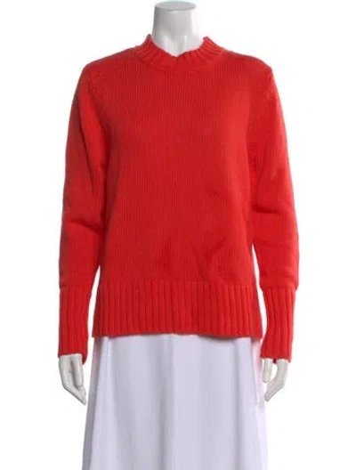 Pre-owned Kule Mock Neck Sweater W/ Tags In Orange