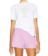Kule Modern Apres Tennis Tee In White In White