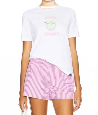 Kule Modern Apres Tennis Tee In White