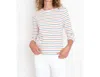 Kule The Modern Striped Long-sleeve T-shirt In Multi