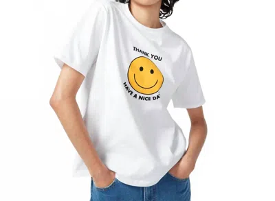 Kule Modern Take Out Tee In White