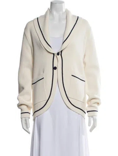 Pre-owned Kule Open Front Sweater In Neutral