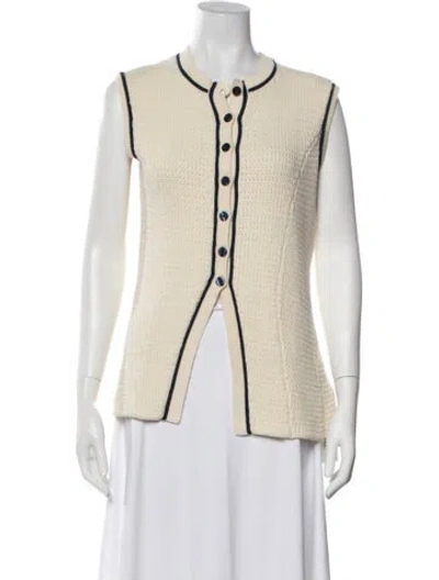 Pre-owned Kule Open Front Sweater In Neutrals