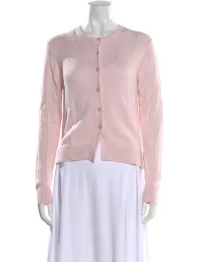 Pre-owned Kule Open Front Sweater In Pink