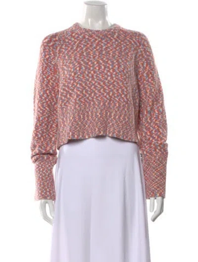 Pre-owned Kule Patterned Crew Neck Sweater In Multi