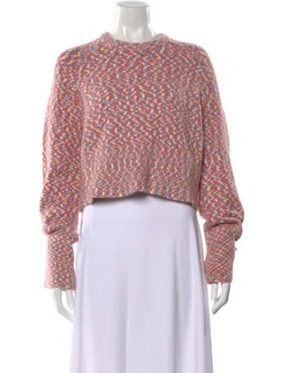 Pre-owned Kule Patterned Crew Neck Sweater In Multi