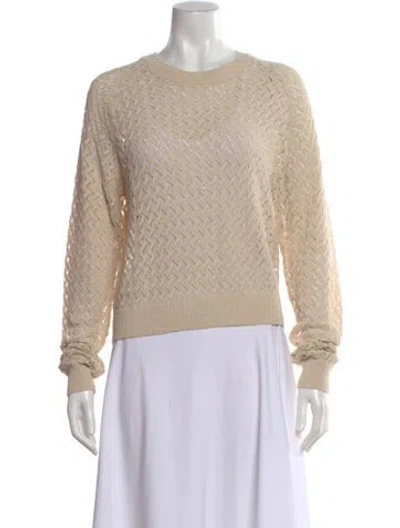 Pre-owned Kule Patterned Crew Neck Sweater In Neutral