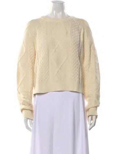 Pre-owned Kule Patterned Crew Neck Sweater In Neutral