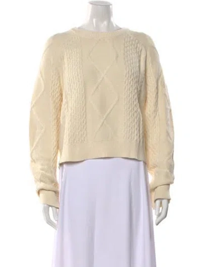 Pre-owned Kule Patterned Crew Neck Sweater In Neutral