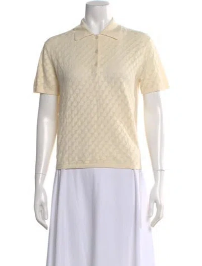 Pre-owned Kule Patterned Crew Neck Sweater In Neutral