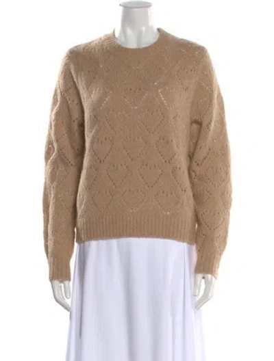 Pre-owned Kule Patterned Crew Neck Sweater In Neutral