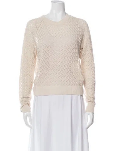Pre-owned Kule Patterned Crew Neck Sweater In Neutral