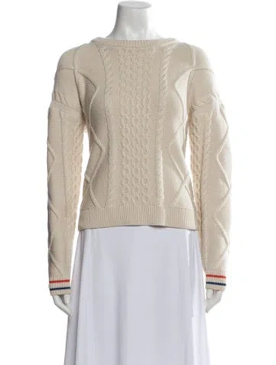 Pre-owned Kule Patterned Crew Neck Sweater In Neutrals