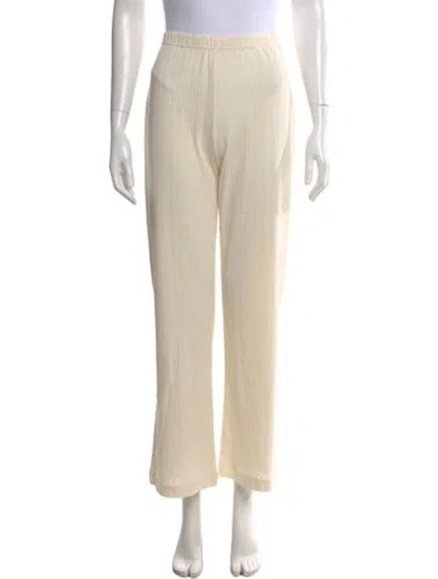 Pre-owned Kule Patterned Wide Leg Pants In Neutral