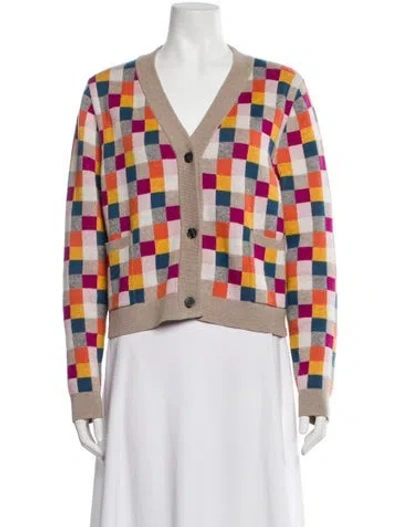 Pre-owned Kule Printed Sweater In Neutral