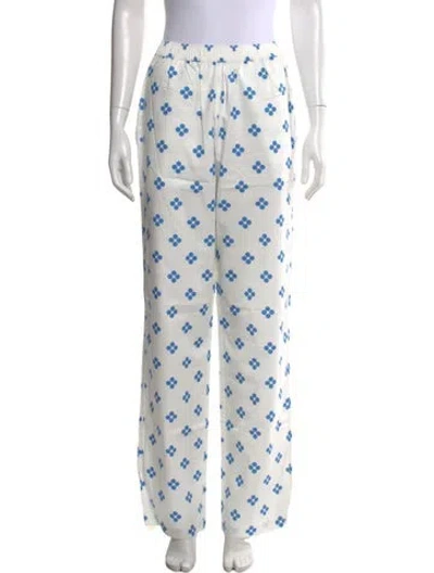 Pre-owned Kule Printed Wide Leg Pants In Multi