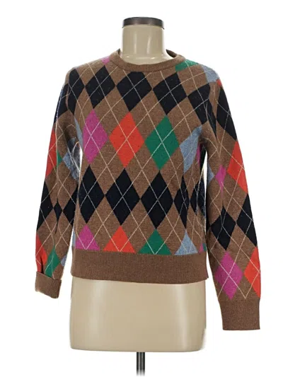 Pre-owned Kule Pullover Sweater In Brown