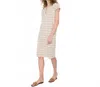 Kule Rhoda Dress In Sand Multistripe In Multi
