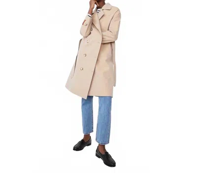 Kule Rox Trench Coat In Khaki In Neutral