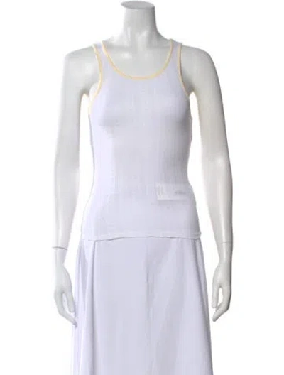 Pre-owned Kule Scoop Neck Sleeveless Top In Multi