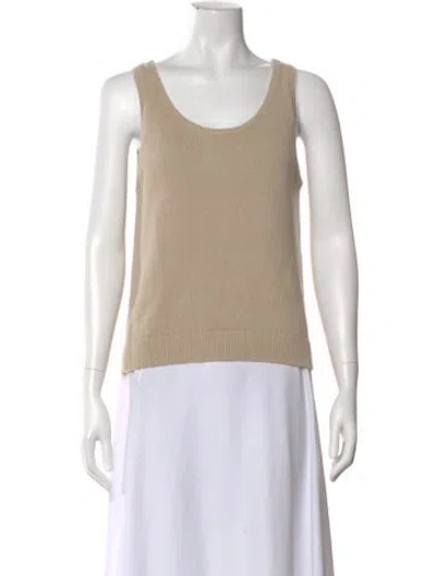 Pre-owned Kule Scoop Neck Sweater In Neutral
