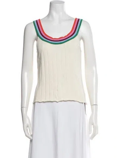 Pre-owned Kule Scoop Neck Sweater In Neutrals