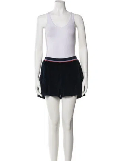 Pre-owned Kule Short Set In Blue