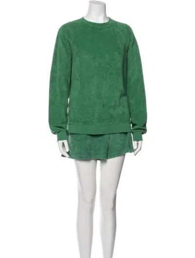 Pre-owned Kule Short Set In Green