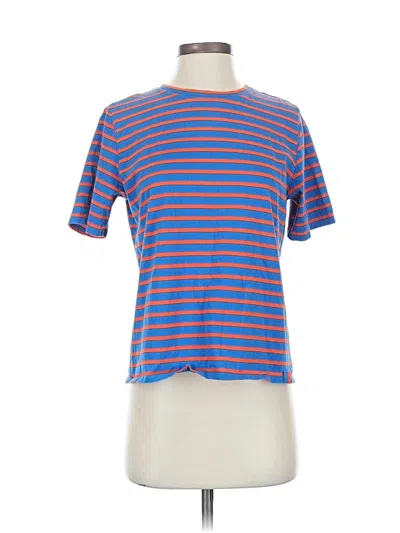 Pre-owned Kule Short Sleeve T-shirt In Blue
