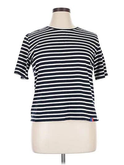 Pre-owned Kule Short Sleeve T-shirt In Blue