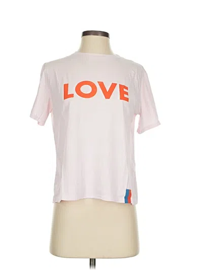 Pre-owned Kule Short Sleeve T-shirt In Pink