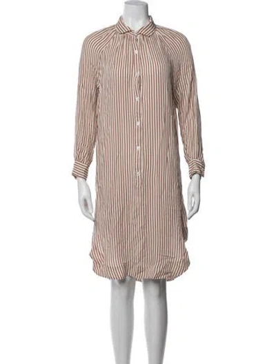 Pre-owned Kule Silk Knee-length Dress In Multicolor