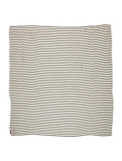 Pre-owned Kule Silk Striped Scarf In Neutral