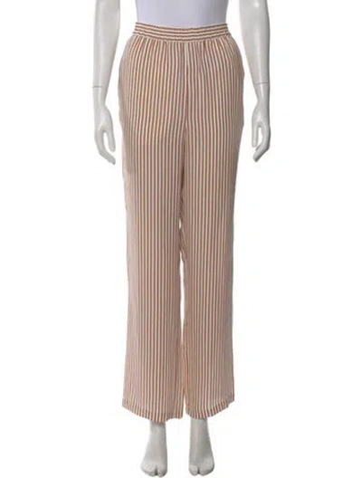Pre-owned Kule Silk Wide Leg Pants In Multi