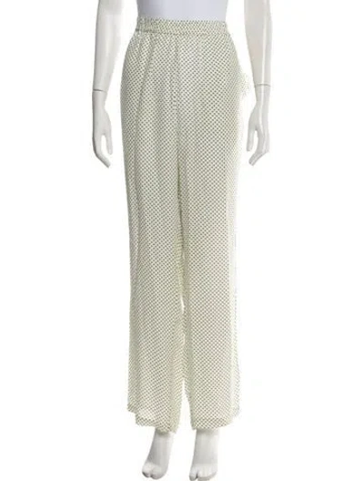 Pre-owned Kule Silk Wide Leg Pants In Multicolor
