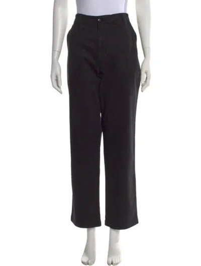 Pre-owned Kule Straight Leg Pants In Black