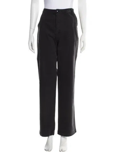 Pre-owned Kule Straight Leg Pants In Black