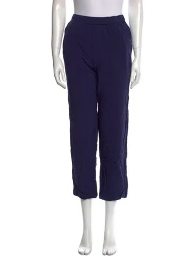 Pre-owned Kule Straight Leg Pants In Blue