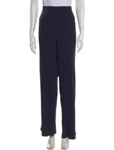 Pre-owned Kule Straight Leg Pants In Blue