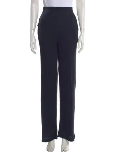 Pre-owned Kule Straight Leg Pants In Blue