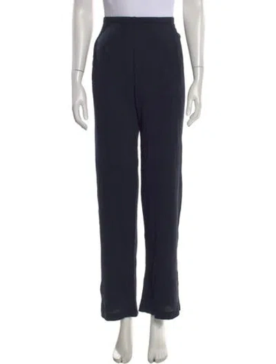 Pre-owned Kule Straight Leg Pants In Blue