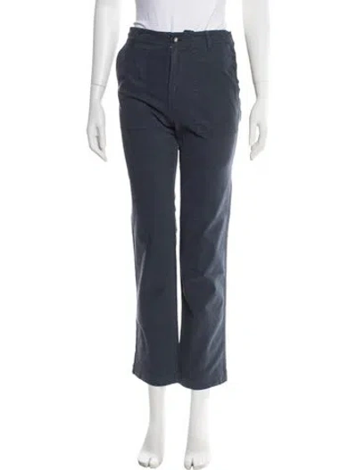 Pre-owned Kule Straight Leg Pants In Blue
