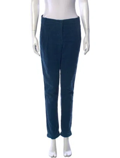 Pre-owned Kule Straight Leg Pants In Blue